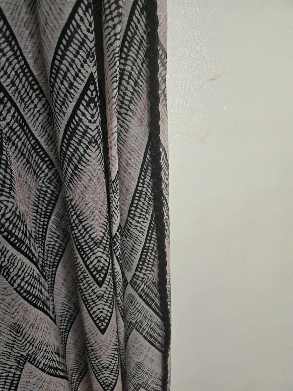 Boho Chevron Pink Maxi Dress with Spaghetti Straps Women's Dresses Sz XL - Picture 10 of 11